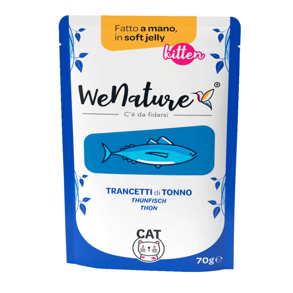 WeNature Kitten Soft Jelly Pouch – 70g (Chicken & Tuna Flavors)