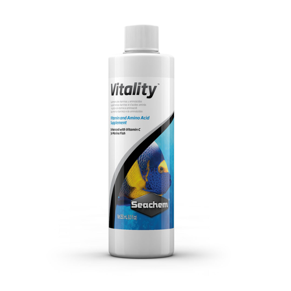 Seachem Vitality – Vitamin & Amino Acid Supplement for Aquarium Fish