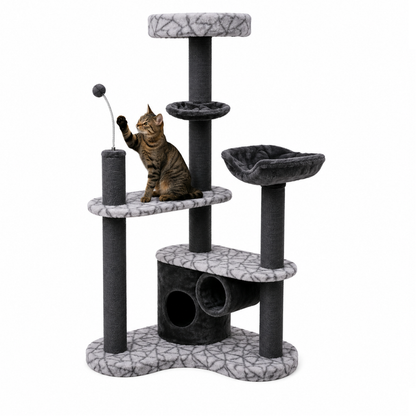 Croci Home Barney Cat Tree – 170cm Deluxe Multi-Level Activity Tower