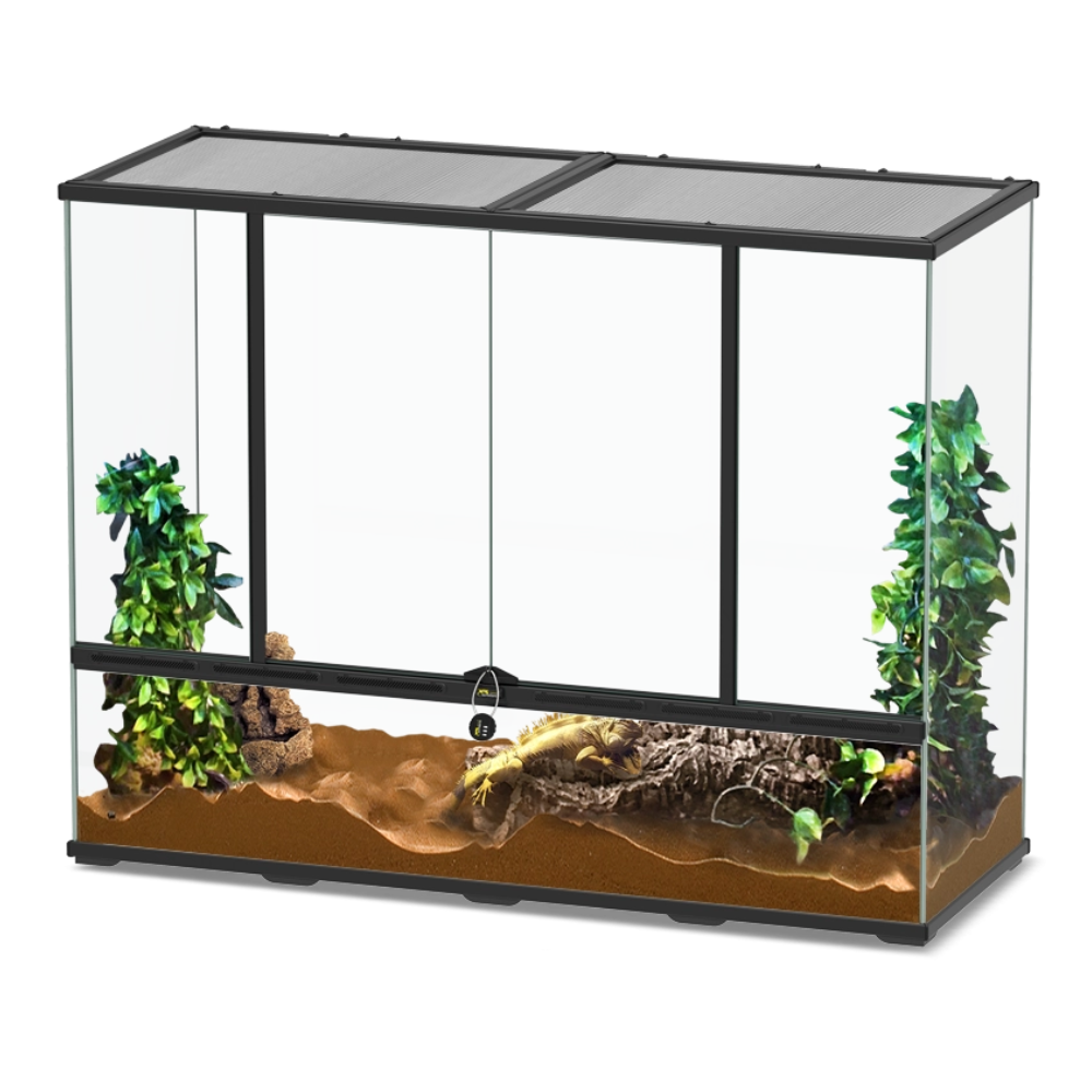 Aquatlantis Terrarium – 118×45×90 cm Aluminium Reptile Habitat