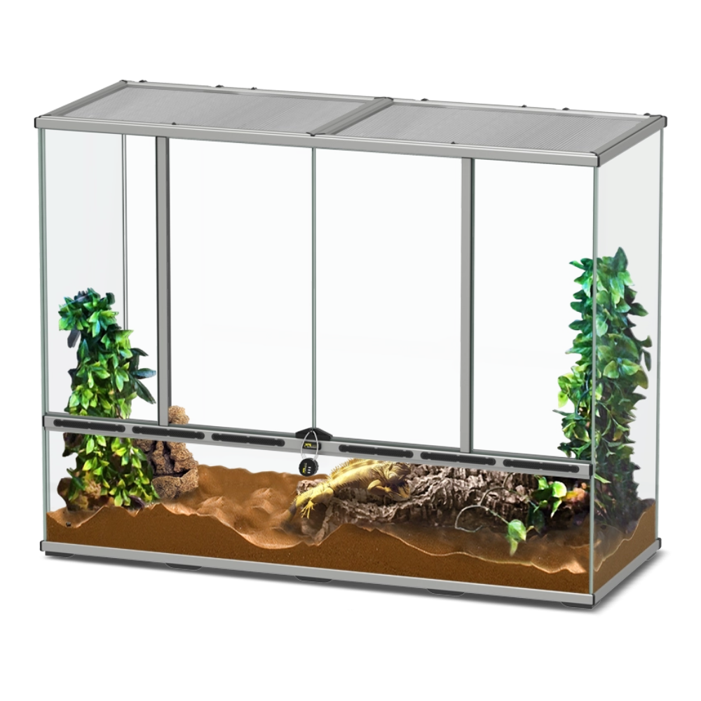 Aquatlantis Terrarium – 118×45×90 cm Aluminium Reptile Habitat