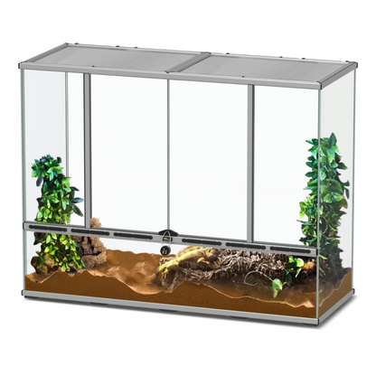 Aquatlantis Terrarium – 118×45×90 cm Aluminium Reptile Habitat
