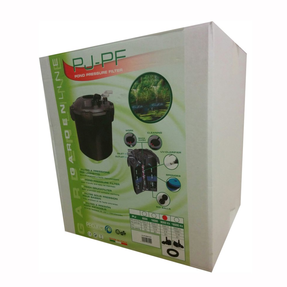 Pressure Filter  PJ-8000  9W UV (DISCOUNTED)