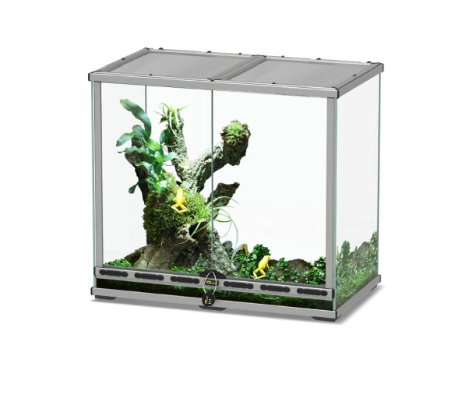 Terrarium 68x38x60cm Silver