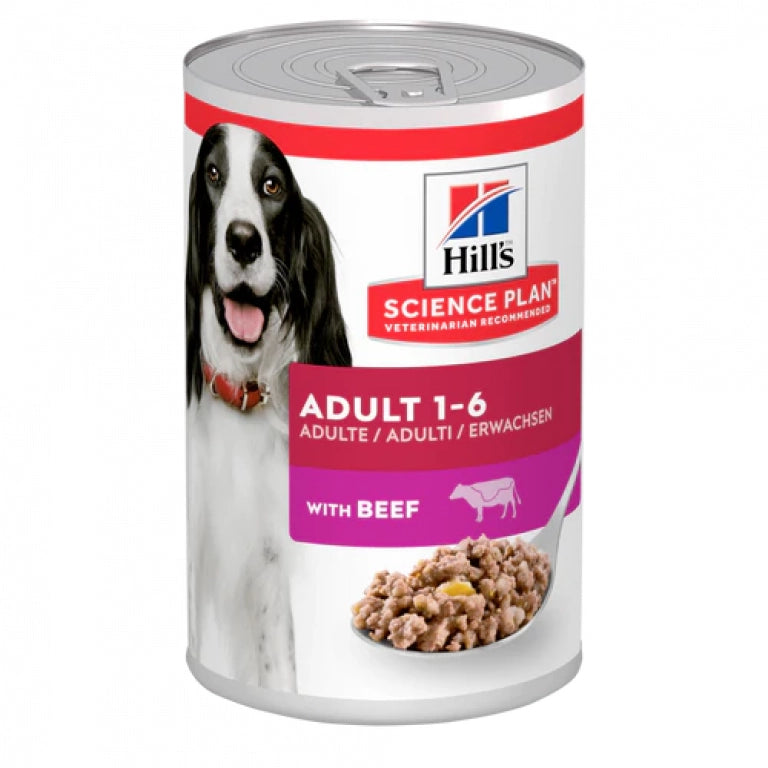 Science Plan Dog Tin Adult with Beef