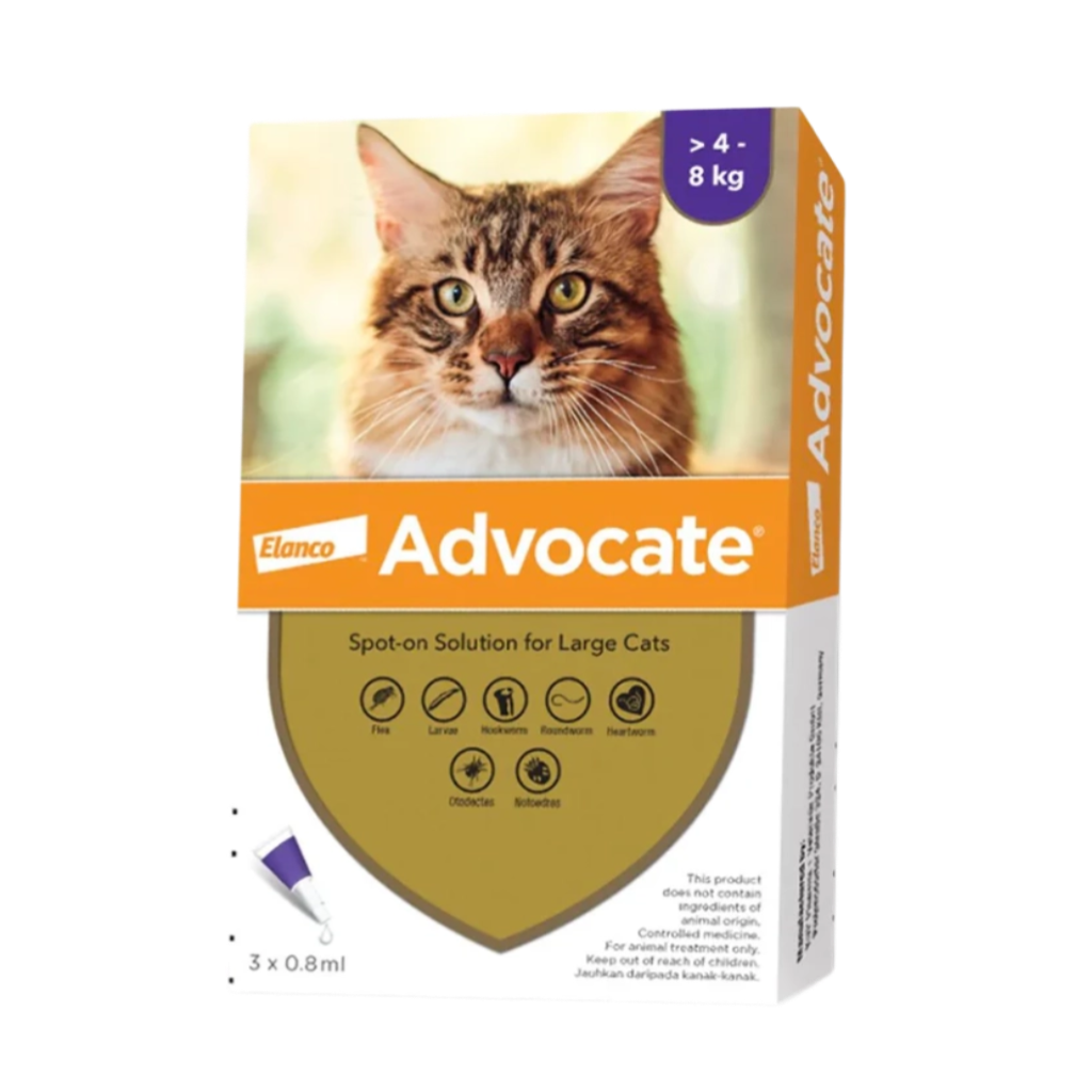 Advocate Spot-On for Large Cats (4 – 8 kg)- 1 Vial