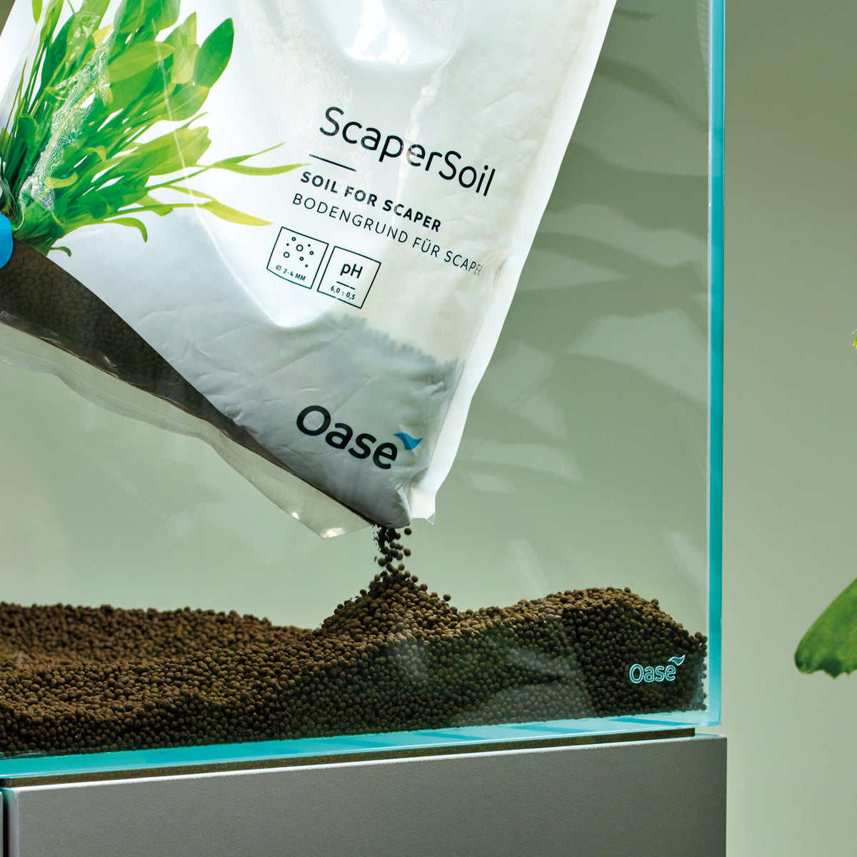 Oase ScaperLine Soil Black – Active Aquarium Substrate (3 L / 9 L)